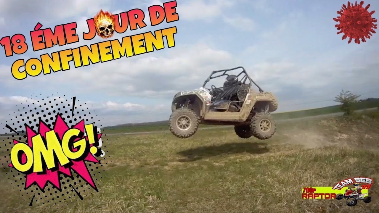 18 ÈME JOUR DE CONFINEMENT JUMP EN RZR/RAPTOR - YouTube