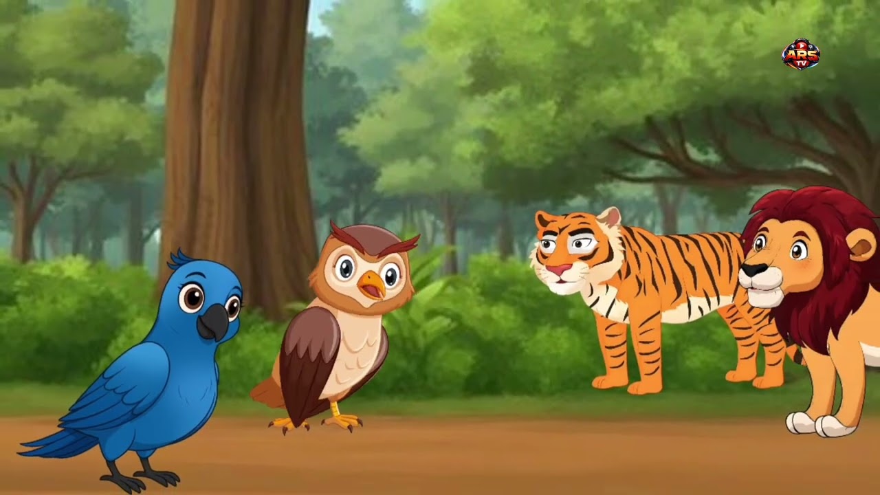 “शेर और चीते की दुश्मनी – Jungle Moral Story for Kids in Hindi”