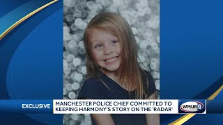 Manchester's police chief committed to keeping Harmony's story on radar