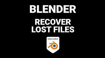 Recover Lost Or Crashed Files - Blender 3 - AutoSave
