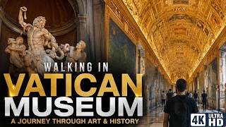 Vatican Museums Walking Tour 2026 |  The Most Beautiful Museum in the World | 4K Walking Tour