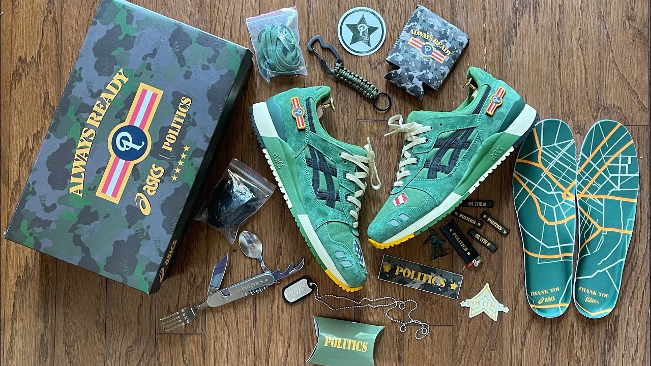 Unboxing: 2022 Sneaker Politics x Asics Gel Lyte 3 “Always Ready 
