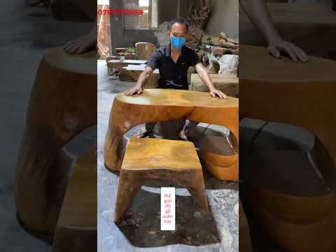 Video nghệ thuật làm bàn đôn gốc cây-woodworkingart |Thế... - youtube