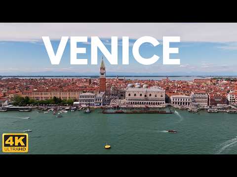 Venice, Italy 🇮🇹 | 4K Drone Footage (With Subtitles)