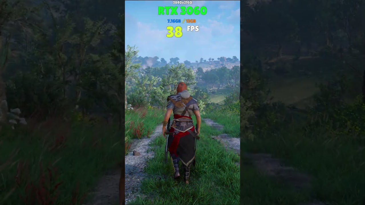 Assassin's Creed Valhalla 4K Max Graphics FPS - RTX 3060
