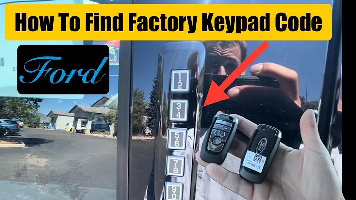 How To Find Ford F150 Keypad Factory Code
