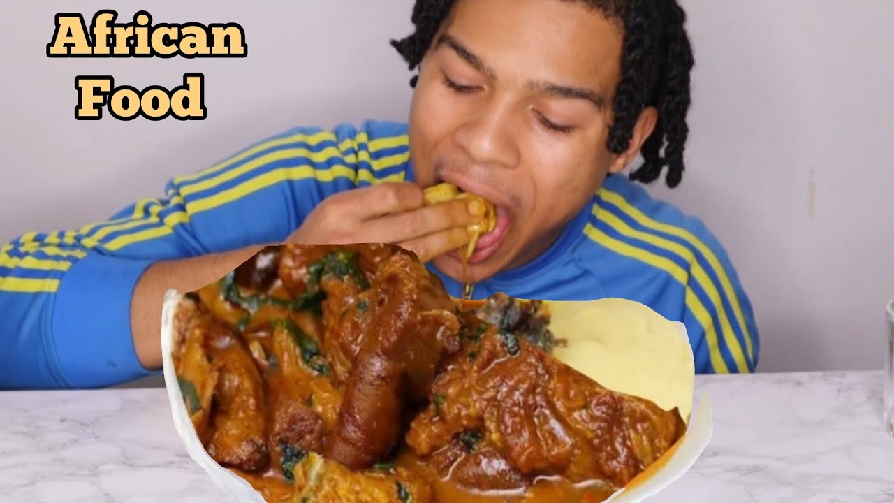 Ogbono Soup And Fufu