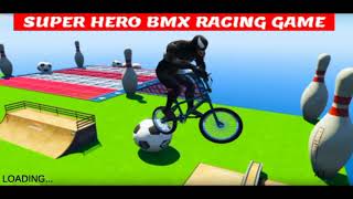 Super Hero BMX Racing Gameplay. #Android #KidsGame screenshot 3