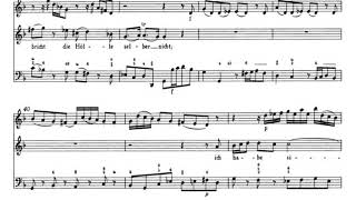 J. S. Bach. Cantata nº 58 BWV 58 III - Aria. Audición con partitura