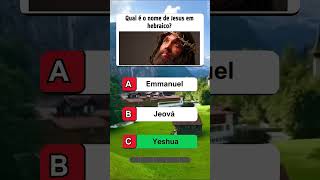 Quiz bíblico #quizbiblico  #conhecimento #aprender #quiz  #jesus