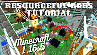 Resourceful Bees Tutorial - Minecraft 1.16.5 Resourceful Bees Tutorial - Minecraft 1.16.5