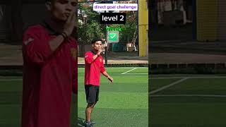 direct goal challenge comment kro kon jitaa #football #soccer #footballskillschallenge #fypシ #fyp