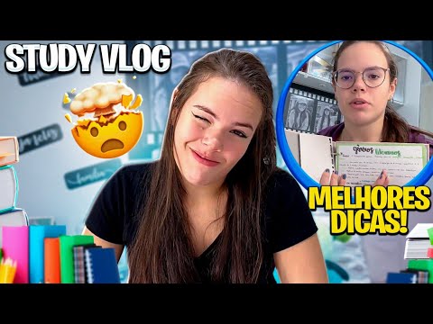 MINHA ROTINA DE ESTUDOS 100% REAL - melhores dicas de STUDY VLOG 2023