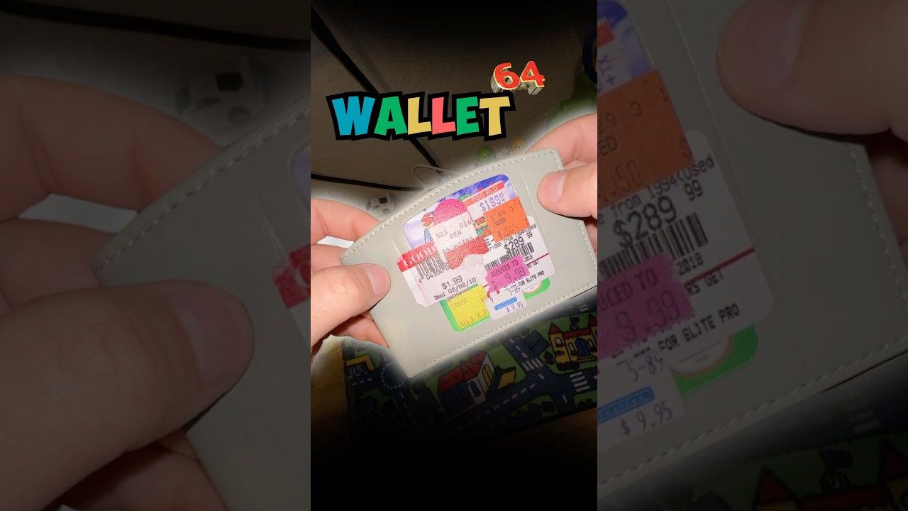 Безумно выглядящий кошелек Nintendo 64 