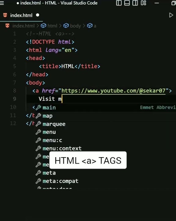 Html href tags | HTML #coding #html