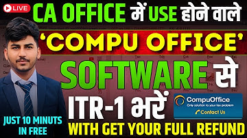ITR 1 file in compuTax #software #ITR-1