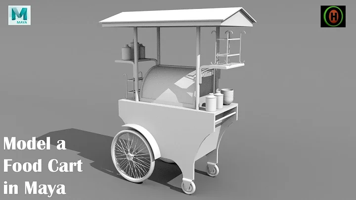 Autodesk Maya | How to model a Food Cart.