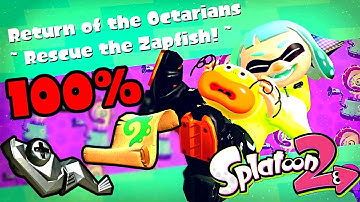 Splatoon 2 Full Walkthrough 🎨 Stage 1 - Return of the Octarians 🎨 All Scrolls & Sardinium