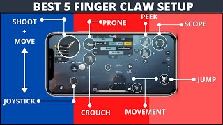 Download lagu BEST 5 FINGER CLAW SETUP (NO GYRO   FULL GYRO) SETTINGS & SENSITIVITY | PUBG MOBILE