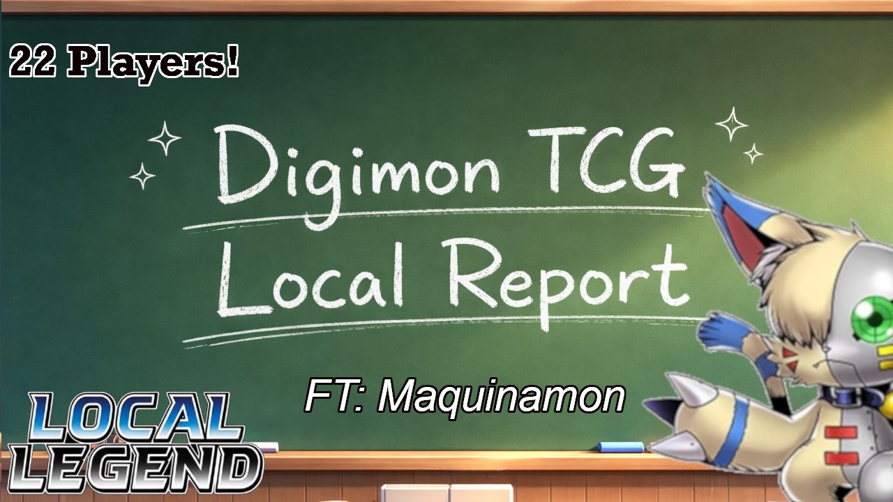 Digimon TCG Local Report FT: Maquinamon