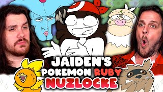We React to **JAIDEN ANIMATIONS POKEMON RUBY NUZLOCKE**