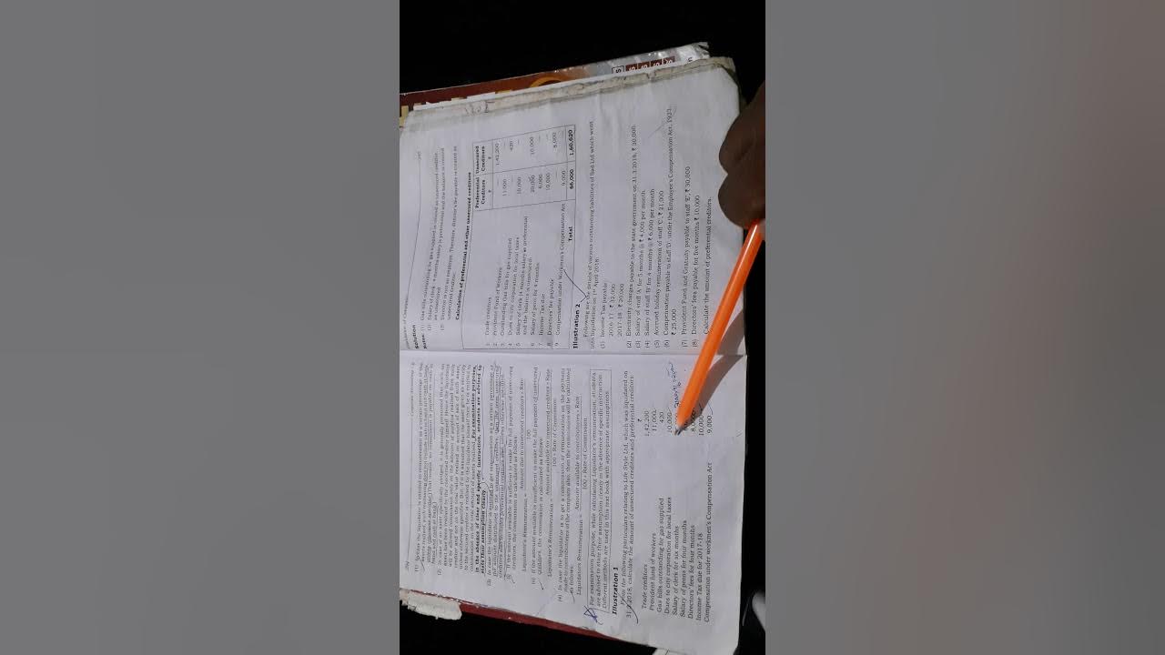 Calculation of Preferential Creditors YouTube