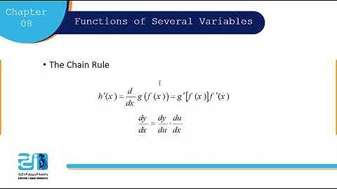 Business Mathematics - Lecture 8 - Function of several variables - ESU