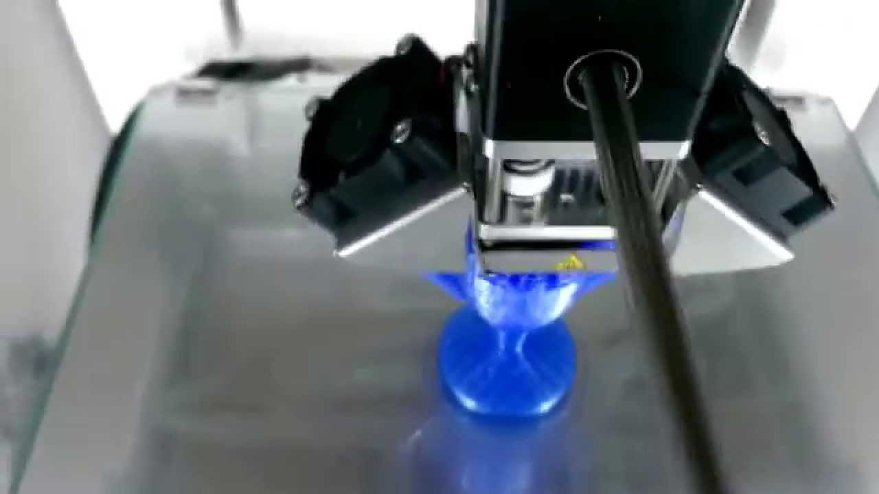 Watch the 3D printer in action. YouTube