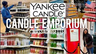 LARGEST CANDLE STORE in the world🌎Yankee Candle Village| Candle Emporium |Yankee Flagship Store🇺🇸