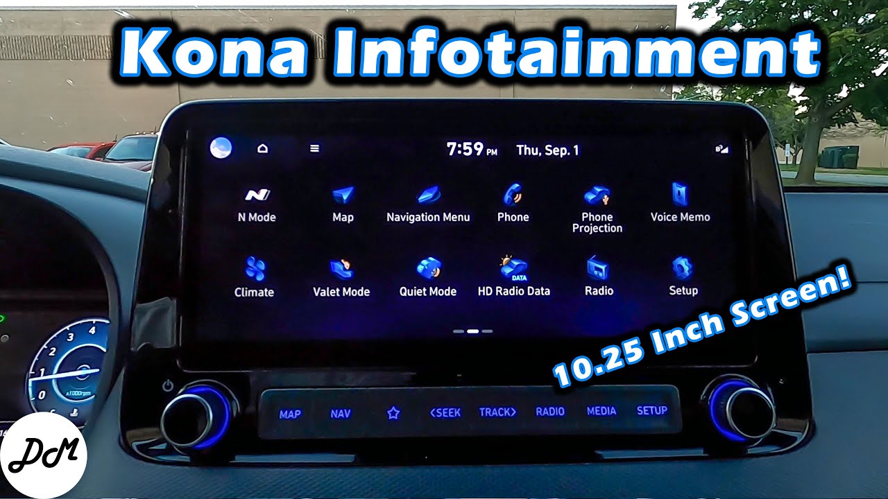 2022 Hyundai Kona — Infotainment Review Touch Screen, Apple CarPlay