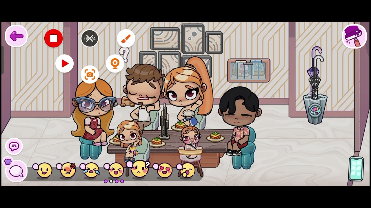 Rotina visita especial ( com voz ) não mostra o rosto 