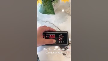 Bàn ăn thông minh có bếp từ - noithatgiakho.com