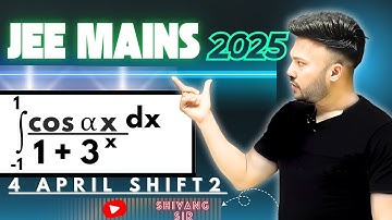 JEE MAIN PYQ 2024 ( 4 April- Shift 2 )|| Integration PYQ 2025 || IIT JEE Class12 MATHS #JEE2025