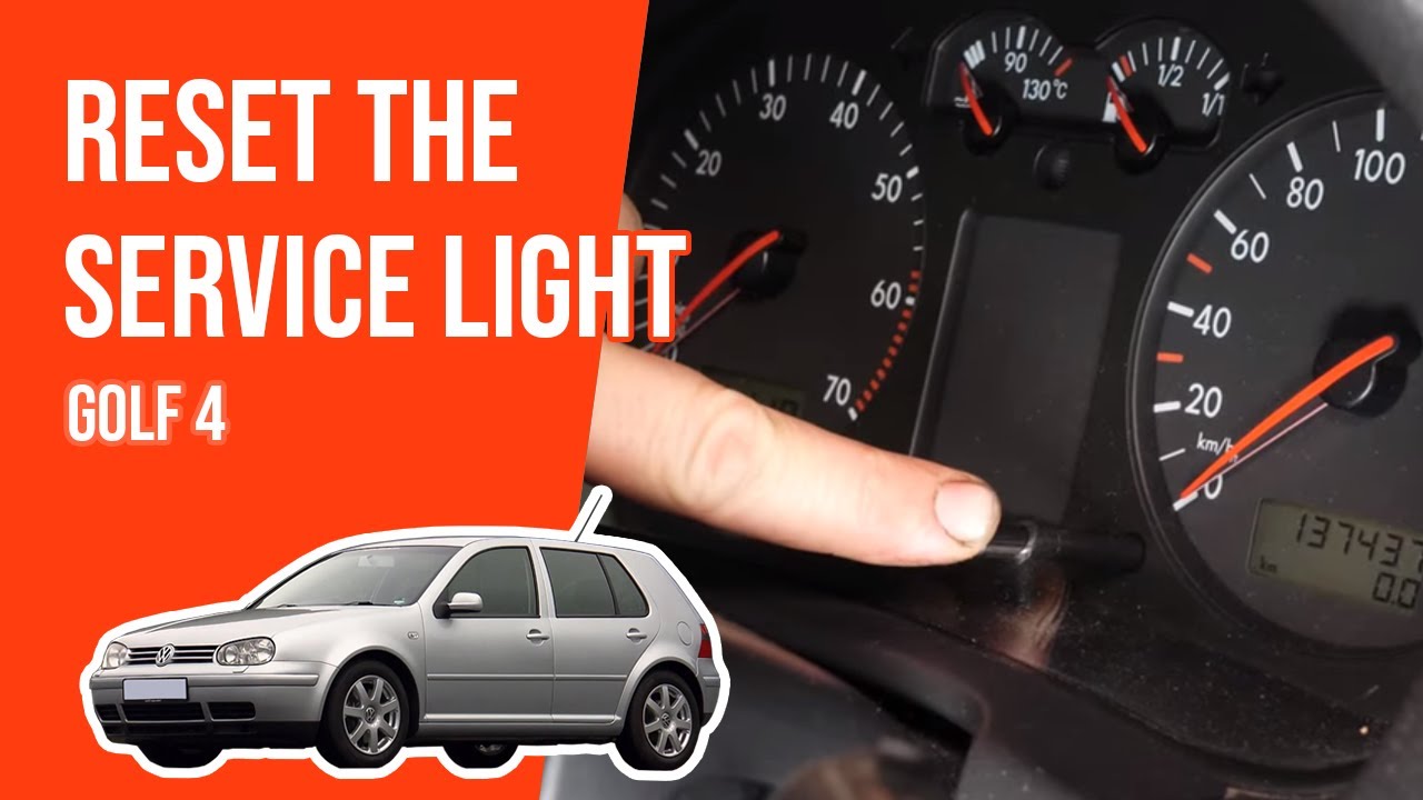How to reset the service light Golf mk4 ⚠ YouTube