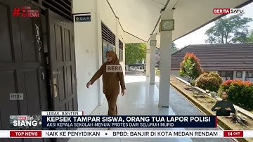 Kepsek Cimarga Lebak Tampar Siswa Gegara Ketahuan Merokok #Beritasatu