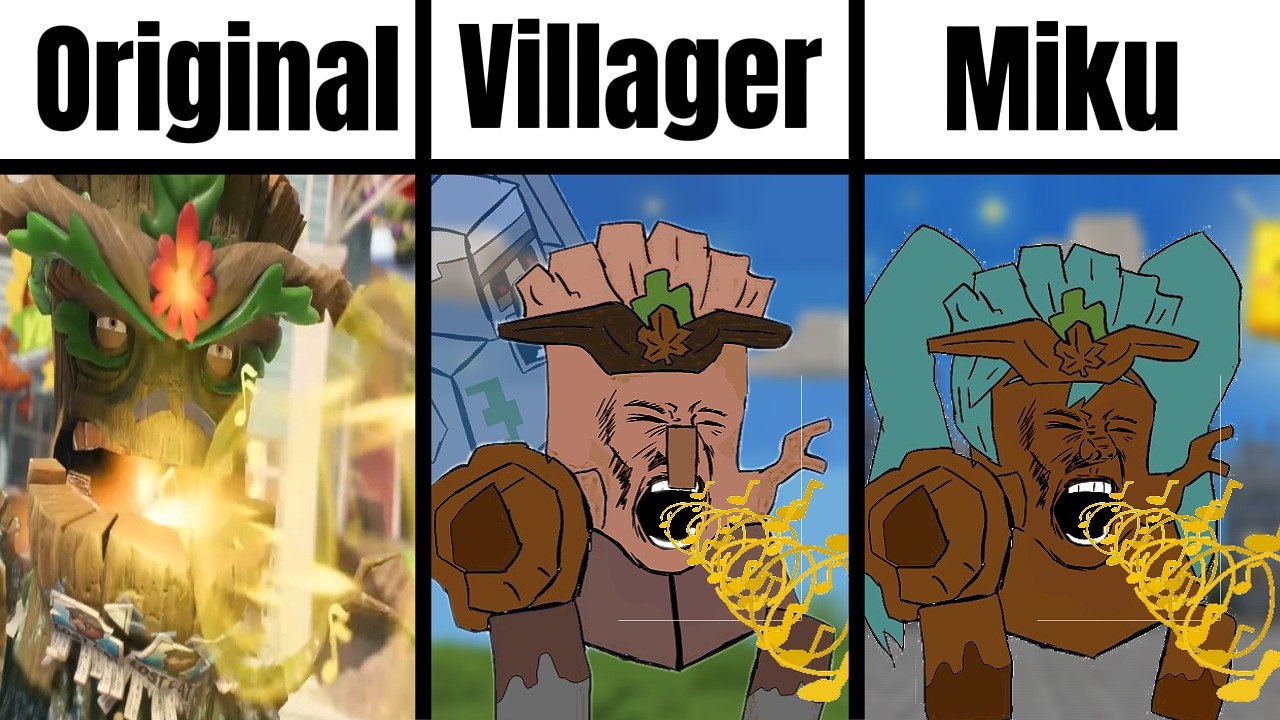 memeさん PVZ Tree Meme All Variant - YouTube