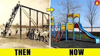 Early Playgrounds Were Terrifying