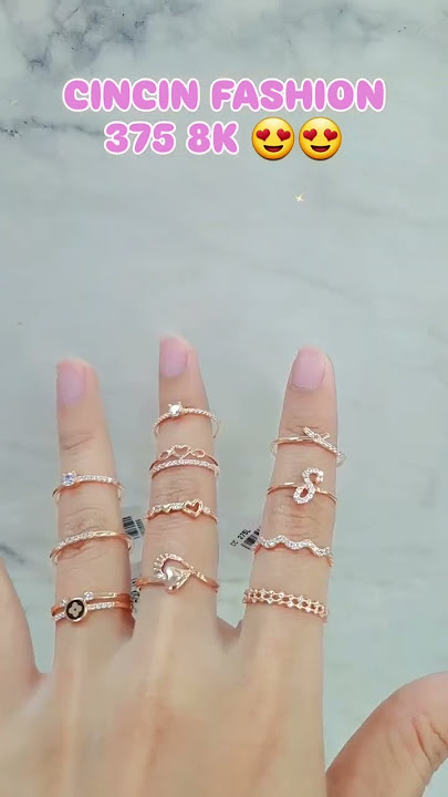 Oktober 2025Cincin fashion emas 375 8kTelunjuk Atas   bawah0 77gr Rp 763 000 ring 14  1023