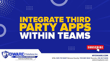 Integrate Third Party Apps Within Teams