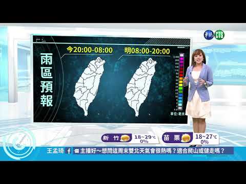 高溫飆30度 日夜溫差大| 華視新聞 20180419
