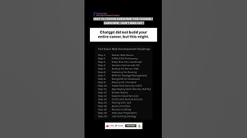 Subscribe 👍 Like ❤️ | Full Stack Developer Roadmap #shorts #viral #youtubeshorts