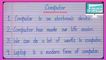10 Lines Essay On Computer In English l Essay On Computer l Calligraphy Creators l Essay Writing l