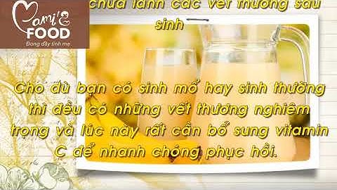 Sau sinh, mẹ chớ bỏ qua 6 siêu thực phẩm này - Mamisfood