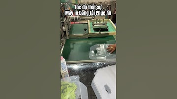 Máy in băng tải Phúc Ân, đáp ứng hầu hết các loại túi nilong trên thị trường. ☎️ 0848007777