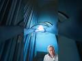 blue light bulb