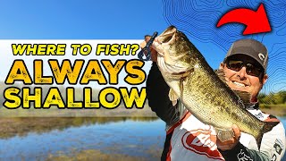 Always Fish Shallow - John Cox Bass Fishing Secret Tips