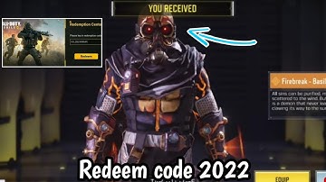 *New* Working Redeem code codm 2022 | call of duty mobile Redeem code | cod mobile Redeem code 2022