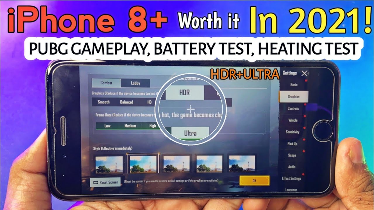 (4k)iPhone 8plus in 2021 Worth It | PUBG test,Battery test,Heating test, Performance test | VMinds |