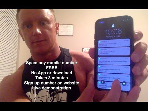 Brutally SPAM someone’s phone or email for free. No download required, completely free.