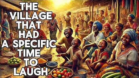 The mysterious laughing spirit. An African folktale of courage.#africanfolktalesinenglish